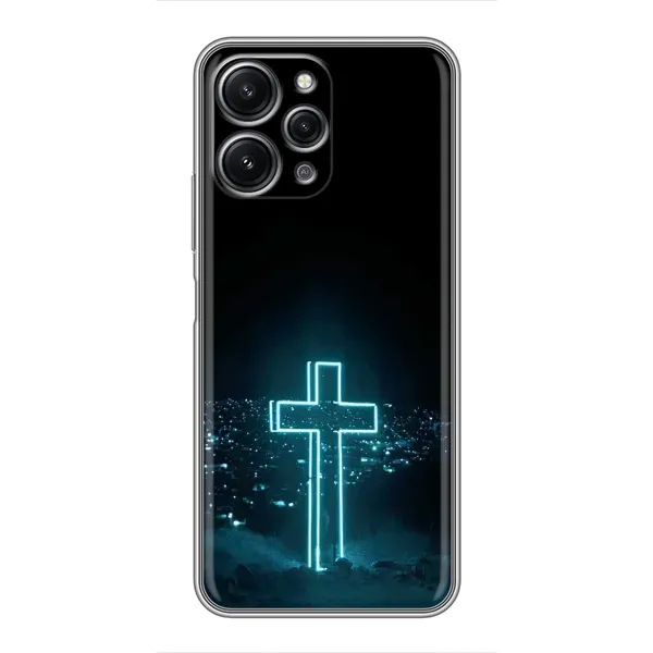 Чехол с принтом «Крест и город» для Xiaomi Redmi 12 (5G) Чехол с принтом «Крест и город» для Xiaomi Redmi 12 (5G)