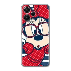 Эксклюзивный чехол для Xiaomi Redmi 12 (5G) (AlphaPrint - Мультяшные) (Маус в очках)