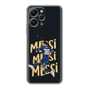 Чехлы для Xiaomi Redmi 12 (5G) (Leo чемпион) (AlphaPrint) (Messi ПСЖ)