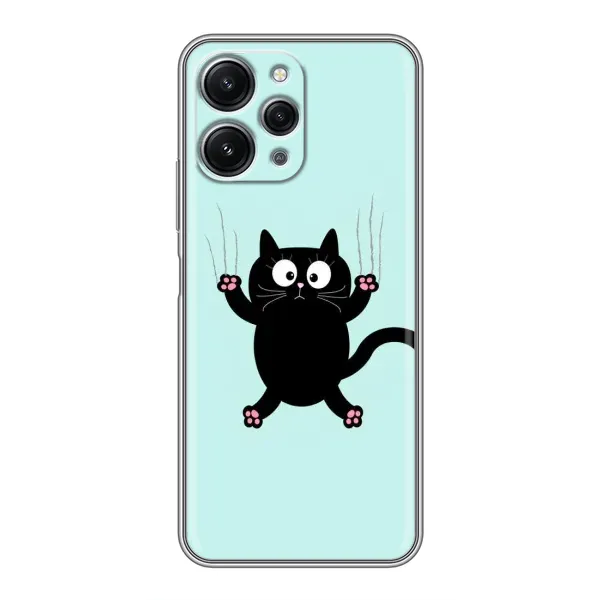 Чехол с принтом «Падающий кот» для Xiaomi Redmi 12 (5G) Чехол с принтом «Падающий кот» для Xiaomi Redmi 12 (5G)