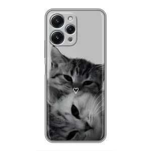 Чохол з малюнком кіт на Xiaomi Redmi 12 (5G) (Пара котів)