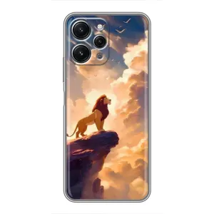 Чохол Король лев на Редмі 12 (5G) (Сімба на скелі)