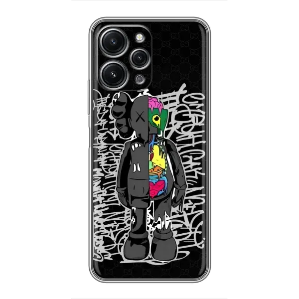 Чехол с принтом «Стиль Bearbrick» для Xiaomi Redmi 12 (5G)