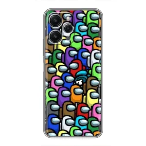 Чохли Амонг Ас для Xiaomi Redmi 12 (5G) (AlphaPrint) (Убитий)