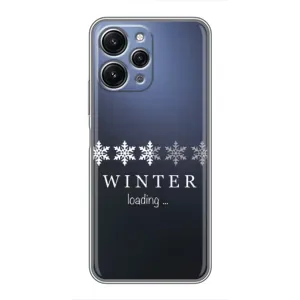 Зимні Чохли для Редмі 12 (5G) - прозорий фон (Winter loading)