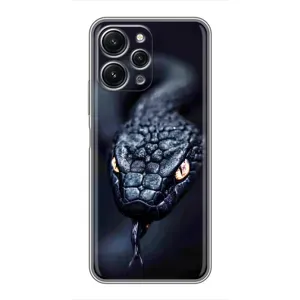 Чохол з картинкою 'Хижаки' для Xiaomi Redmi 12 (5G) (Чорна змія)
