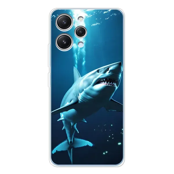 Чехол с принтом «Акула под водой» для Xiaomi Redmi 12 Чехол с принтом «Акула под водой» для Xiaomi Redmi 12