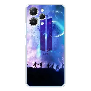 Чохли BTS для Xiaomi Redmi 12 (AlphaPrint) (Army BTS)