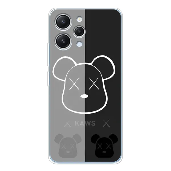 Чехол с принтом «БеарБрик глаза» для Xiaomi Redmi 12