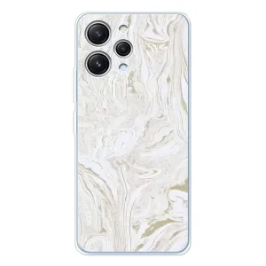 Мраморний чехол на Xiaomi Redmi 12 (VPrint) (Білий мрамор)