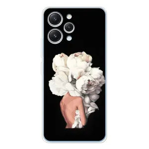 Чехлы (ART) Цветы на Xiaomi Redmi 12 (VPrint) (Білі квіти)