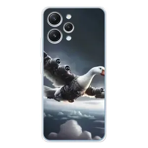 Чохол з мемом Тралалело тралала на Xiaomi Redmi 12 (Бомбардіні гусіні)