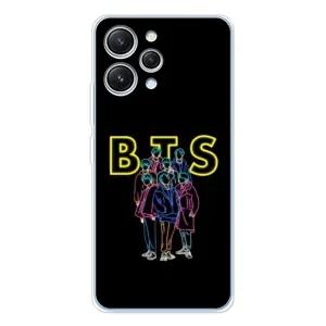 Чохли BTS для Xiaomi Redmi 12 (AlphaPrint) (BTS стайл)