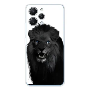 Чохли з картинкою животних Xiaomi Redmi 12 (Чорний ЛЕВ)
