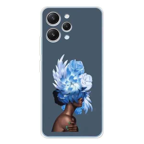 Чехол с принтом «Цветы на голове» для Xiaomi Redmi 12