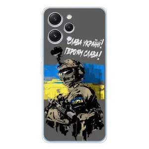 Чехлы с картинкой ЗСУ для Xiaomi Redmi 12 (AlphaPrint) (Героям Слава)