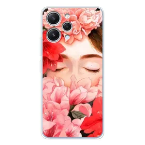 Чехлы (ART) Цветы на Xiaomi Redmi 12 (VPrint) (Очі в квітах)