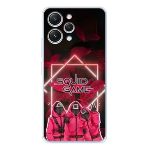 Чохол Гра в кальмара для Xiaomi Redmi 12 (Охоронці Гра кальмара)
