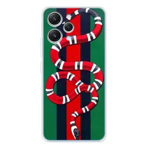 Чохли GUCCI для Сяомі Редмі 12 (AlphaPrint) (Gucci змія)