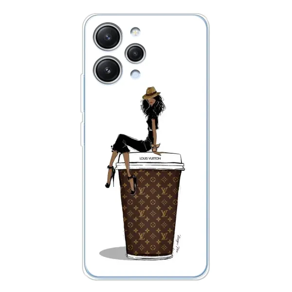 Чехол с принтом «кофе LOUIS VUITTON» для Xiaomi Redmi 12 Чехол с принтом «кофе LOUIS VUITTON» для Xiaomi Redmi 12