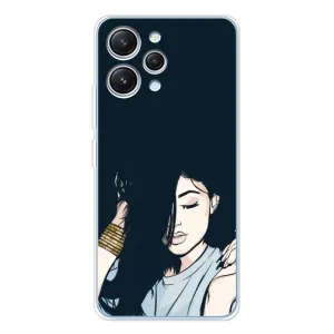 Чохол з друком для Xiaomi Redmi 12 - (Мода) (AlphaPrint) (Гарна дівчина)