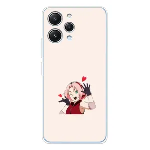 Чохли Персонажі Аніме Наруто для Xiaomi Redmi 12 (AlphaPrint) (Лайк Сакура)
