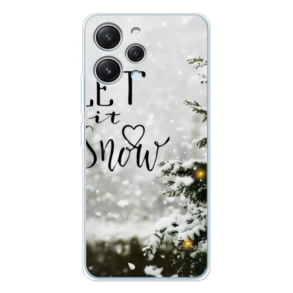 Чехол с принтом «Let it snow» для Xiaomi Redmi 12