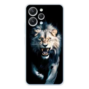 Чехол с принтом «Лев в темноте» для Xiaomi Redmi 12