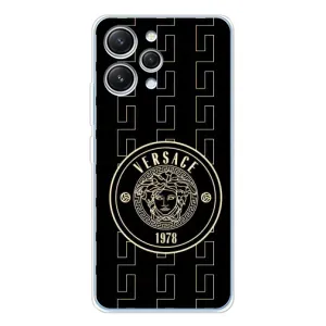 Чохли VERSACE для Сяомі Редмі 12 (PREMIUMPrint) (Лого Версаче)