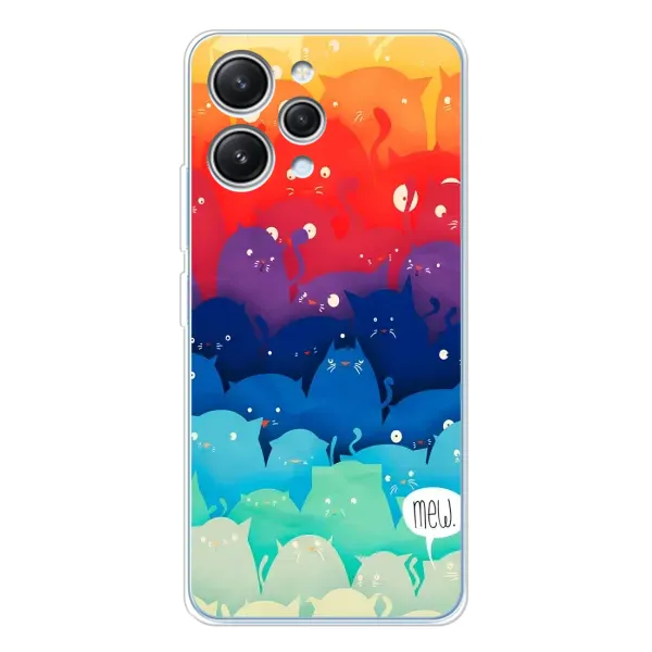 Чохол з принтом «Mew» для Xiaomi Redmi 12 Чохол з принтом «Mew» для Xiaomi Redmi 12