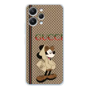 Чохли GUCCI для Сяомі Редмі 12 (AlphaPrint) (Mickey GUCCI)
