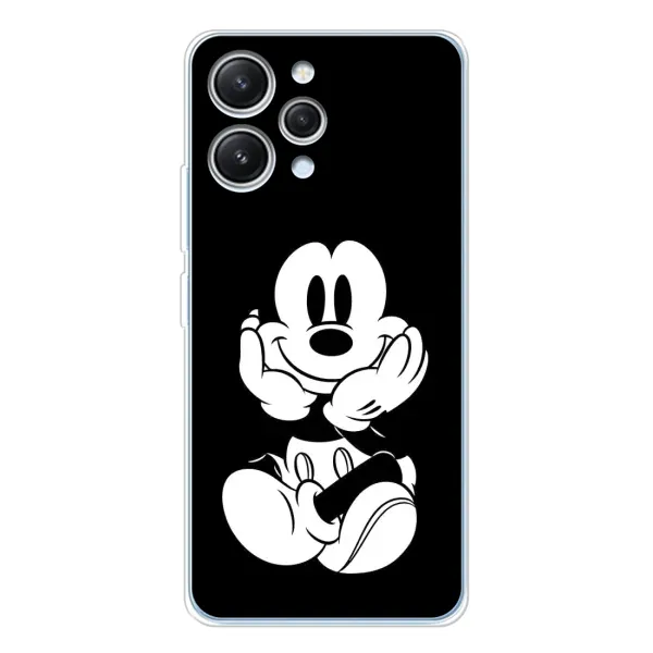 Чехол с принтом «Микки на черном» для Xiaomi Redmi 12