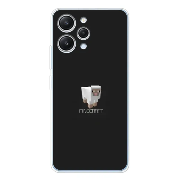 Чехол с принтом «Овечка Майнкрафт» для Xiaomi Redmi 12