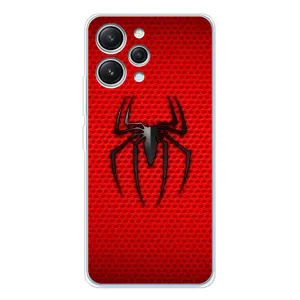 Чохол з людиною павуком для Xiaomi Redmi 12 - (AlphaPrint) (Павук Марвел)