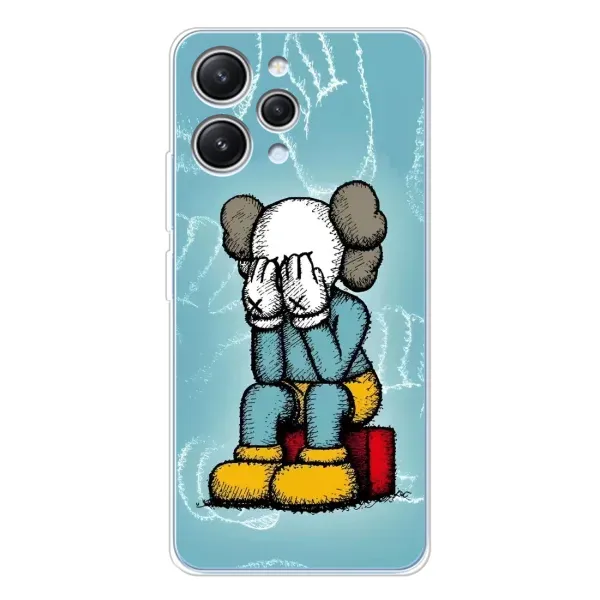 Чехол с принтом «Плач Bearbrick» для Xiaomi Redmi 12