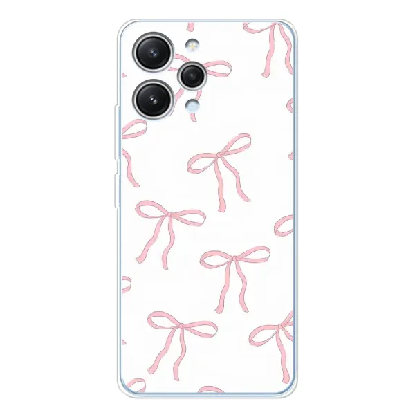 Чехол с принтом «Розовые бантики» для Xiaomi Redmi 12 Чехол с принтом «Розовые бантики» для Xiaomi Redmi 12