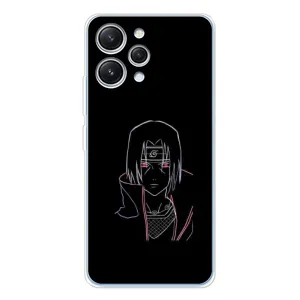 Чохли на тему: Ітачи Учіха для Xiaomi Redmi 12 (AlphaPrint) (силует Ітачі)