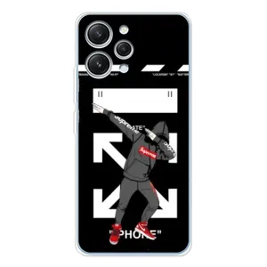 Чеохол для Xiaomi Redmi 12 з картинкою Supreme (AlphaPrint) (Супрім)