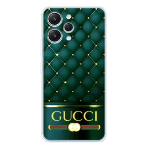Чохли GUCCI для Сяомі Редмі 12 (AlphaPrint) (Текстура Гуччі)