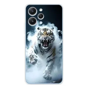 Чехол с принтом «Белый тигр в дыму» для Xiaomi Redmi 12