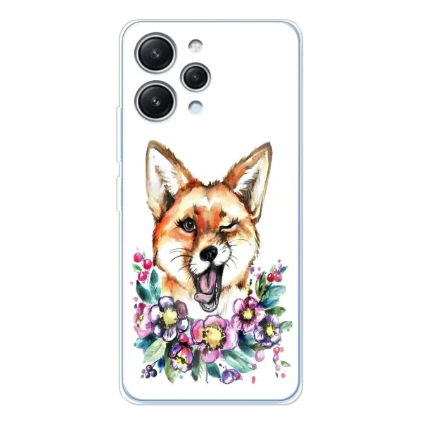 Чохол з принтом «Весела лисичка» для Xiaomi Redmi 12 Чохол з принтом «Весела лисичка» для Xiaomi Redmi 12