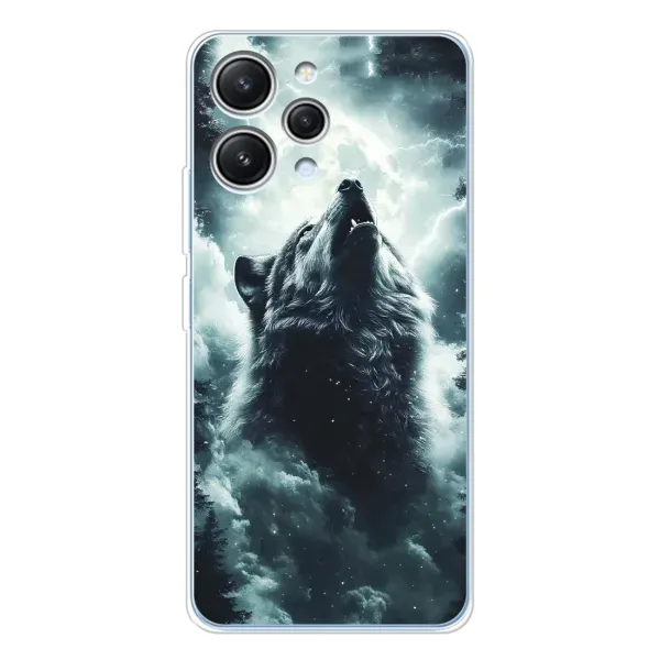 Чехол с принтом «Волк в облаках» для Xiaomi Redmi 12 Чехол с принтом «Волк в облаках» для Xiaomi Redmi 12