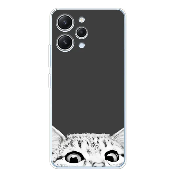 Чохол з принтом «Виглядає котик» для Xiaomi Redmi 12 Чохол з принтом «Виглядає котик» для Xiaomi Redmi 12