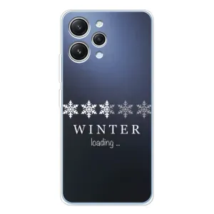 Зимні Чохли для Сяомі Редмі 12 - прозорий фон (Winter loading)