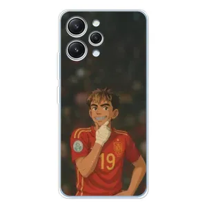 Чохол з футболістом Ламін Ямаль Xiaomi Redmi 12 (Ямаль аніме)