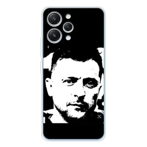Чохол для Xiaomi Redmi 12 (AlphaPrint - с принтом Зеленського) (Зеленский АРТ)