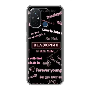 Чехол с музыкальной группой для Xiaomi Redmi 12C (BLACKPINK)