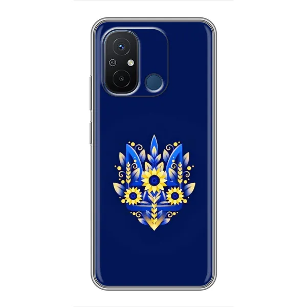 Чохол з принтом «Квітковий Герб» для Xiaomi Redmi 12C