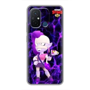 Чехлы Brawl Stars для Xiaomi Redmi 12C (AlphaPrint) (Эмз Бравл Старс)