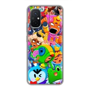 Чехлы Brawl Stars для Xiaomi Redmi 12C (AlphaPrint) (Герои Бравл Старс)
